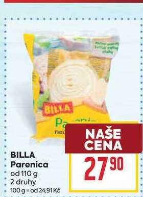 BILLA Parenica od 110 g 