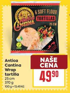 Antica Cantina Wrap tortilla 25 cm 370 g