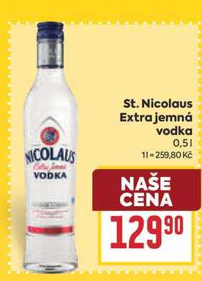 St. Nicolaus Extra jemná vodka 0,5l