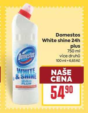 Domestos White shine 24h plus 750 ml BILLA
