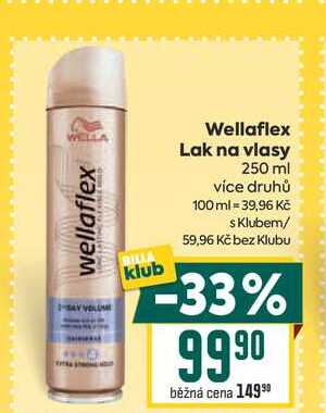 Wellaflex Lak na vlasy 250 ml BILLA