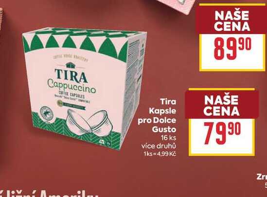 Tira Kapsle pro Dolce Gusto 16 ks