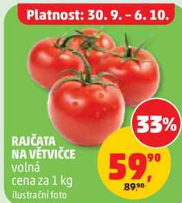 RAJČATA NA VĚTVIČCE volná, 1 kg