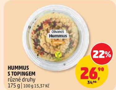 HUMMUS STOPINGEM různé druhy, 175 g  