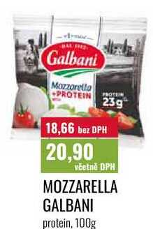 MOZZARELLA GALBANI protein, 100g