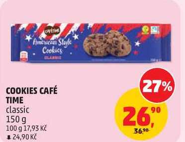 COOKIES CAFÉ TIME classic, 150 g 