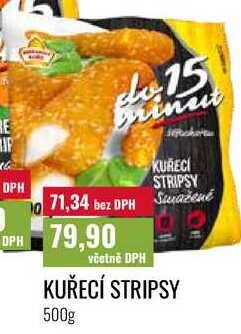 KUŘECÍ STRIPSY 500g