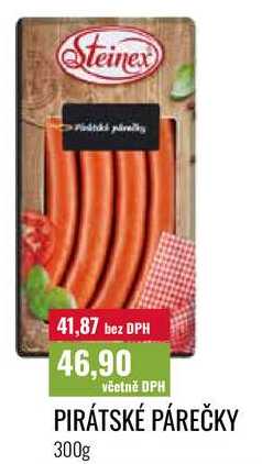 PIRÁTSKÉ PÁREČKY 300g 
