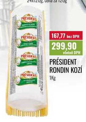 PRÉSIDENT RONDIN KOZÍ  1Kg 