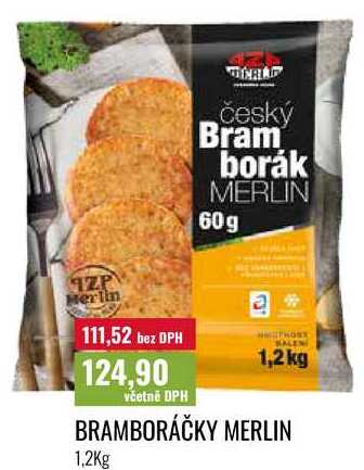 BRAMBORÁČKY MERLIN 1,2Kg