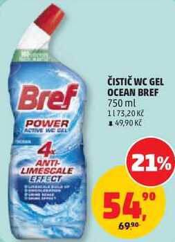 ČISTIČ WC GEL OCEAN BREF, 750 ml Penny Market