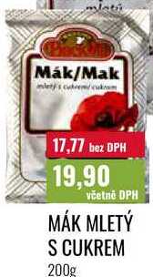 MÁK MLETÝ S CUKREM 200g  v akci