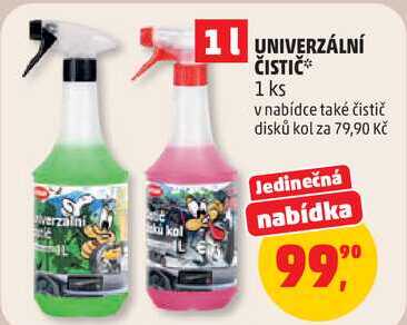 UNIVERZÁLNÍ ČISTIČ, 1 ks