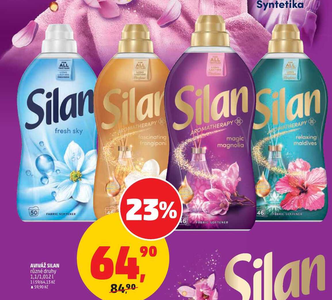 AVIVÁŽ SILAN různé druhy, 1,1/1,012 l Penny Market