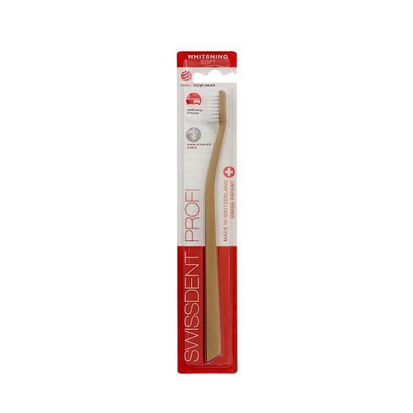 Swissdent Zubní kartáček Profi Whitening soft, zlatý