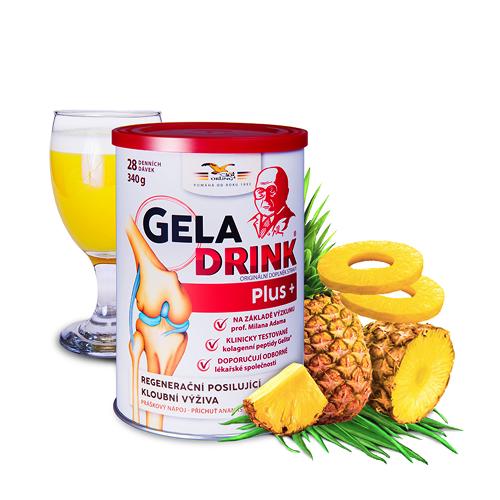 Geladrink Plus+ práškový nápoj ananas 340 g