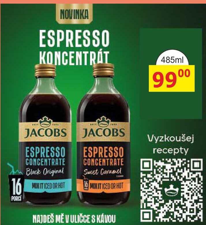 JACOBS ESPRESSO CONCENTRATE 485ml