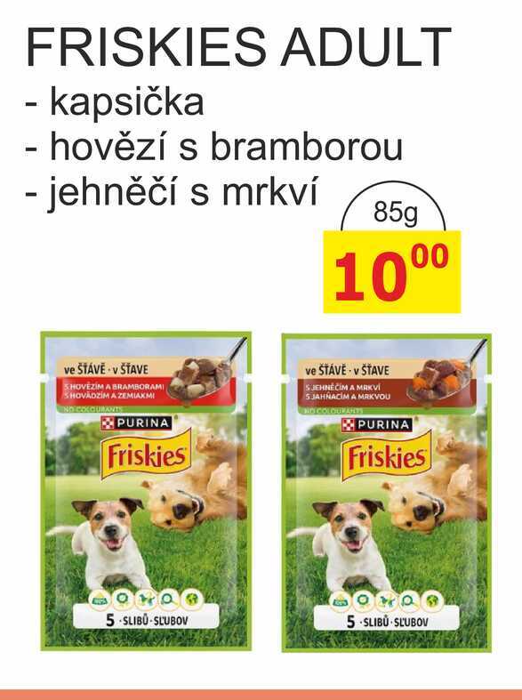 FRISKIES kapsička pro psy 85g