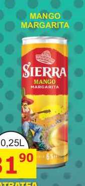 SIERRA MANGO MARGARITA 0,25L míchaný nápoj, plech