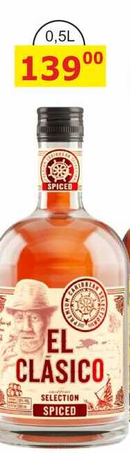 El Clásico Spiced 0,5l 30%
