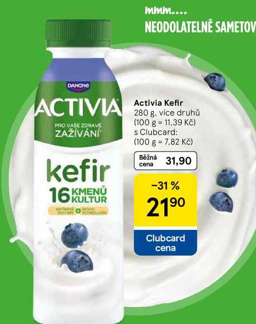 Activia Kefir, 280 g, více druhů 