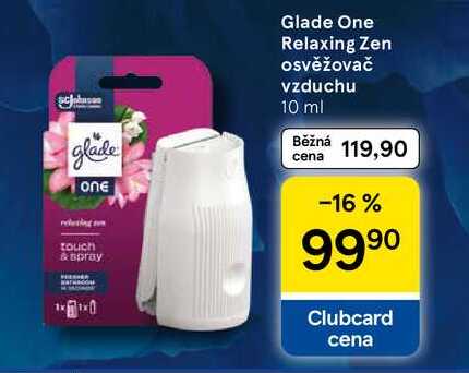 Glade One Relaxing Zen osvěžovač vzduchu, 10 ml Tesco