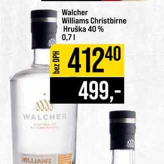 Williams Christbirne Hruška 40% 0,7l