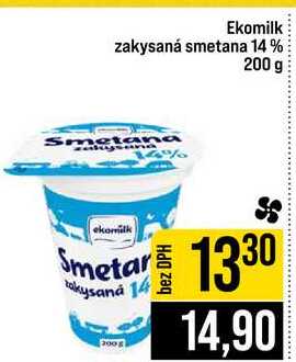 Ekomilk zakysaná smetana 14% 200 g 
