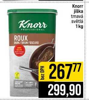 Knorr jíška tmavá světlá 1kg