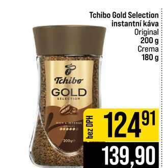 Tchibo Gold Selection instantní káva Original 200 g Crema 180 g