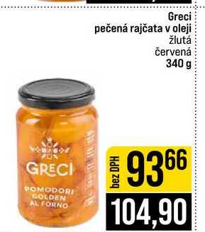 Greci pečená rajčata v oleji žlutá červená 340 g