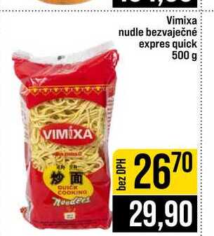 Vimixa nudle bezvaječné expres quick 500 g