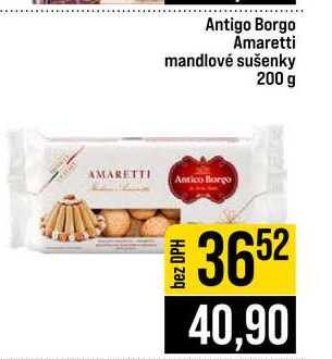Antigo Borgo Amaretti mandlové sušenky 200 g