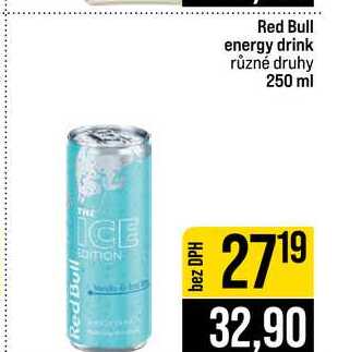 Red Bull energy drink různé druhy 250 ml