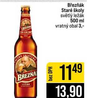 Březňák Staré školy světlý ležák 500 ml