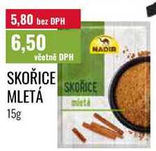 SKOŘICE MLETÁ 15g 