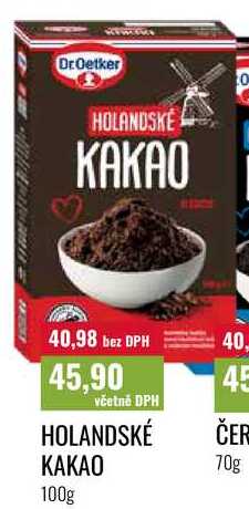 HOLANDSKÉ KAKAO 100g