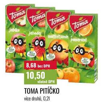 TOMA PITÍČKO více druhů, 0,21