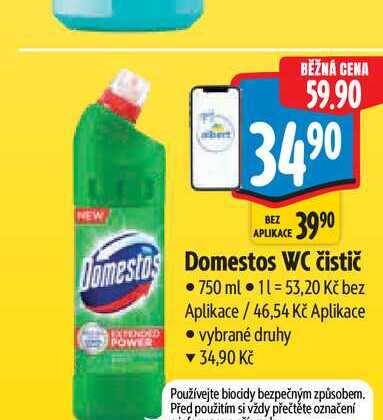   Domestos WC čistič  750 ml