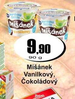Míšánek Vanilkový, Čokoládový 90 g