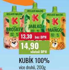 KUBÍK 100% 200g Ratio