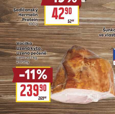 Vocilka Uzená kýta, Uzená pečeně cena za 1kg