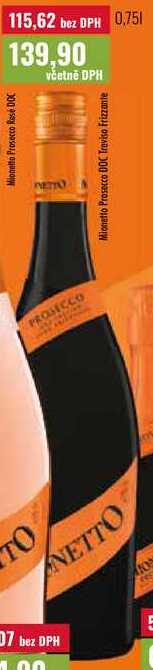 Mionetto Prosecco Rosé DOC NNETTO 0,751