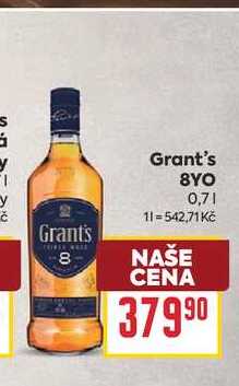 Grant's 8YO y 0,7l