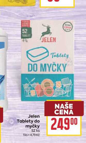 Jelen Tablety do myčky 52 ks BILLA