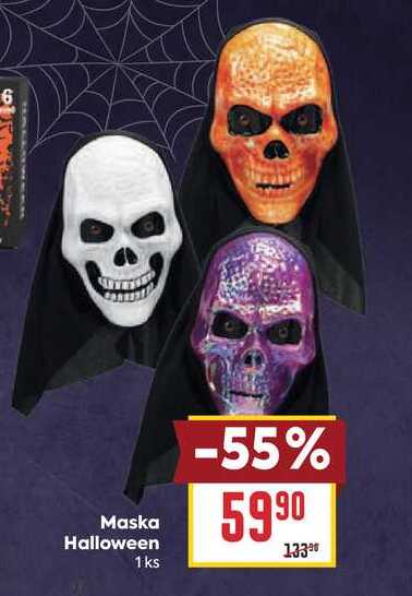 Maska Halloween 1ks 