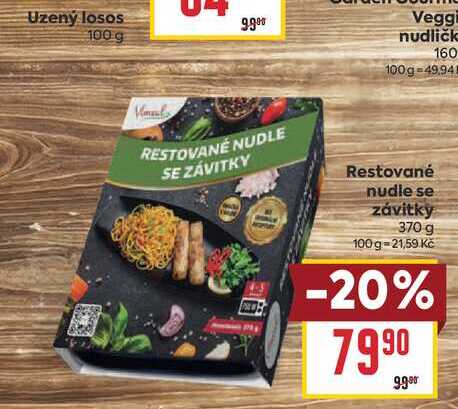 Restované nudle se závitky 370 g