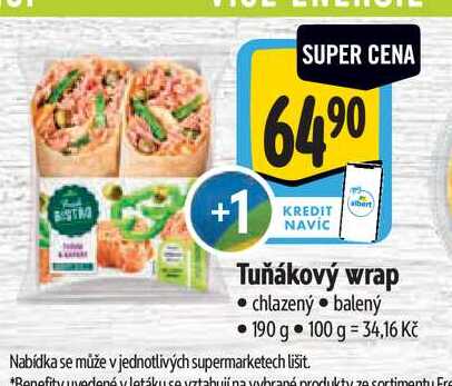 Tuňákový wrap 190 g