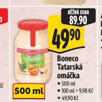   Boneco Tatarská omáčka 500 ml  
