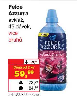 Felce Azzurra aviváž, 45 dávek Barvy a laky drogerie 